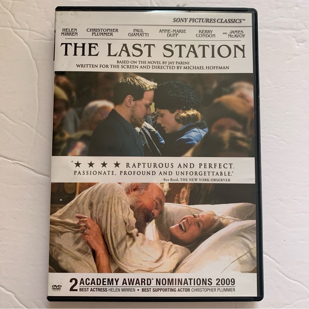 The Last Station DVD - Dramatic Film